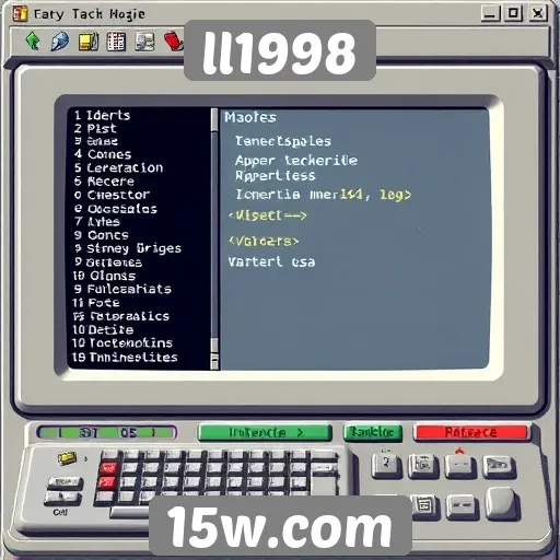 Explorando a interface do usuário em ll1998