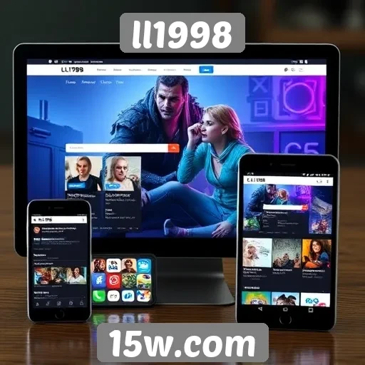 Desempenho do site ll1998 em diferentes dispositivos